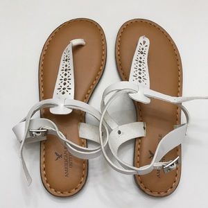 White Aeropostale Sandals
